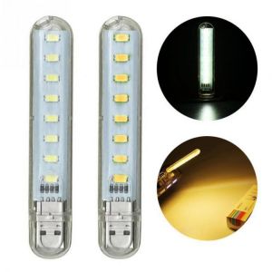 Mini Light USB LED Lamp DC 5V 8 LED Camping Computer Portable Night USB Gadget Lighting For PC Laptop