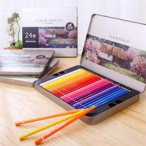 XIAOMI Ecosystem Deli 72 Colors Oily Color Pencil Set Soft Core Crayons Painting Drawing Sketching Colored Pencils Painting Suppli