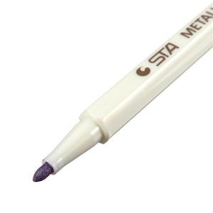 Fluorescent Color Marker Metallic Felt Tip Ink Pens Card Making Craft Scrapbook