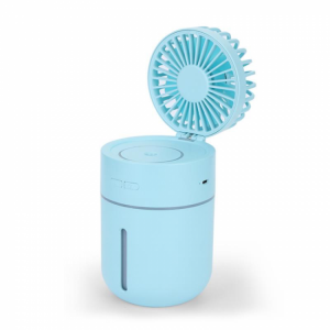 T9 Portable Creative Spray Humidifier Fan LED Light Fan 3 in 1 Handheld USB Mini Fans Summer Air Conditioning Cooler Office Deskto