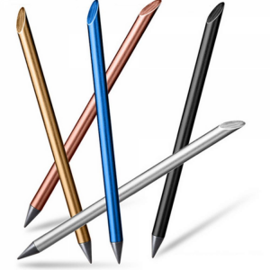 Metal Non-Ink Trendy Pens 0.5mm Fineline Painting Drawing Writing Beta Pen Office School Supplies