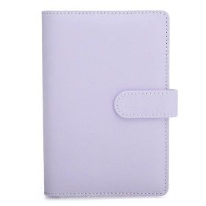 shopping ציוד משרדי A6 Faux Leather Loose Leaf Notebook Weekly Monthly Planner Diary Cover