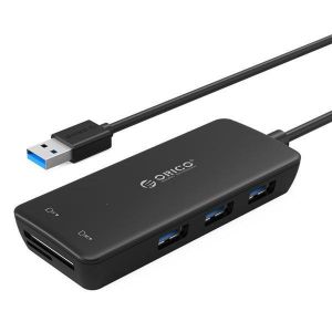 Orico H3TS-U3 High Speed 3USB 3.0 Ports Multifunctional Hub with SD &amp; TF Card Reader