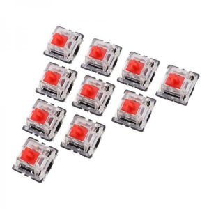 shopping ציוד היקפי למחשב 10PCS Pack 3Pin Gateron Linear Red Switch Keyboard Switch for Mechanical Gaming Keyboard