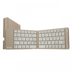 Small Size Foldable bluetooth Aluminum Alloy Bottom Shell Keyboard