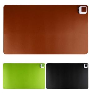 600*360mm 220V Electric Warming Large PU Leather Mouse Pad Desktop Pad