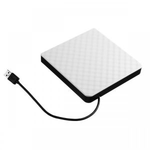 External USB 3.0 DVD RW CD Writer Slim Carbon Grain Drive Burner Reader Player For PC Laptop Optical Drive