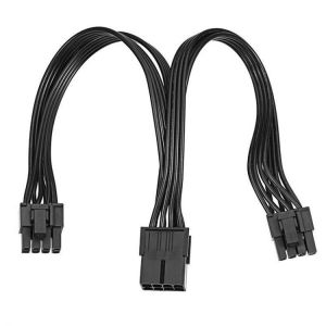 shopping חלקים למחשב 8 Pin Female to 2x8P(6+2) Power Supply Cable for PCI-E Graphics Card 20cm