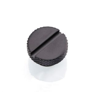 BYKSKI B-PD5-1 G1/4&Prime; Thread Water Stop Plug Cap Fittings Brass Black for Water Cooling