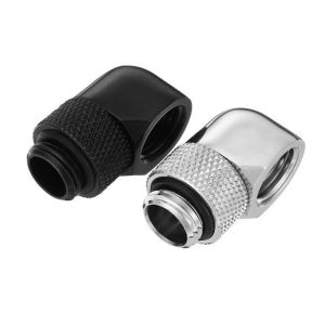 shopping חלקים למחשב G1/4 Thread Female to Male 90 Degree Fittings Joints PC Water Cooling Connector