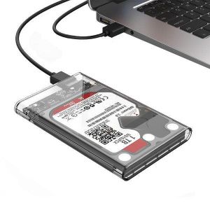 shopping דיסק און קי ואחסון ORICO 2139U3-CR 2.5 inch Transparent USB3.0 HDD Hard Drive Enclosure Storage Case