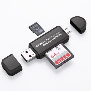 shopping דיסק און קי ואחסון USB 2.0 Multi-Card Reader TF Card OTG Reader USB Micro Interface for Smartphone