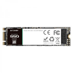 BlitzWolf&reg;BW-SA2 M.2 SATA 6Gb/s SSD 256GB M.2 2280 Solid State Drive for Gaming Disk Drive Hard Drive