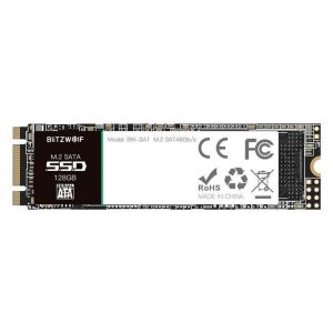 BlitzWolf&reg; BW-SA1 M.2 SATA 6Gb/s SSD 128GB with High-Speed Read/Write at 524MB/s 468MB/s Solid State Drive for Laptop Desk