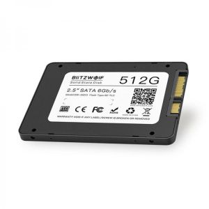 BlitzWolf&reg; BW-SSD3 512GB 2.5 Inch SATA3 6Gbps Solid State Disk TLC Chip Internal Hard Drive for SATA PCs and Laptops with 