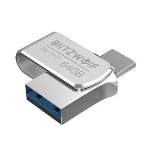 BlitzWolf&reg; BW-UPC1 2-in-1 Type-C USB 3.0 Aluminium Alloy 16GB 32GB 64GB OTG USB Flash Drive