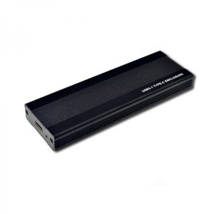 ITHOO USB3.1 to NVMe M.2 SSD Enclosure NGFF PCIe Type-C to M.2 M-Key Hard Drive Enclosure HDD SSD Case