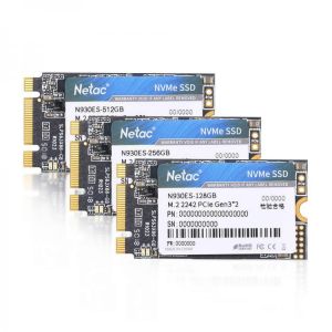 Netac N930ES M.2 2242 SSD 128GB 256GB 512GB NVMe Gen3*2 PCIe 3D MLC/TLC NAND Flash Internal Solid State Drive Hard Drive For PC Co