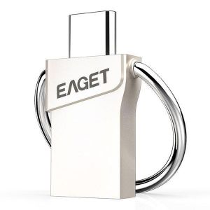 Original EAGET CU66 Type-C and USB3.0 2 in 1 Flash Drive For Smartphone Computer Laptop