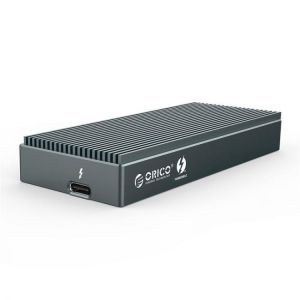 Orico 2T3-G40-SV-BP Thunderbolt 3 Series NVMe M.2 SSD Enclosure Hard Drive Enclosure