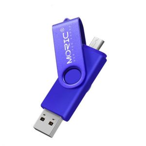 shopping דיסק און קי ואחסון USB Flash Drive 32GB 64GB 128GB Metal Pen Drive Pendrive OTG External Storage Portable Micro USB Memory Stick Flash Drive for Smar