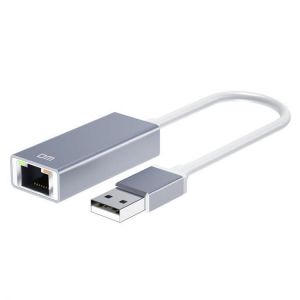 DM USB2.0 to RJ45 Network Ethernet Port Network Converter HUB 15cm 1000Mbps Network Connector CHB018 for Mac