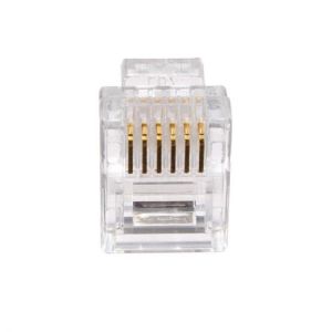 100pcs RJ45 RJ-45 CAT5 Gold Shielded Modular Plug Network Connector Adapter