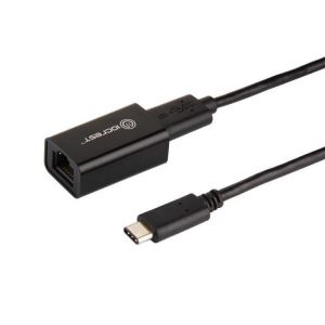 IOCREST USB 3.1 Type-C to RJ45 10/100/1000Mbps Ethernet LAN for Tablet PC Networking Adapter