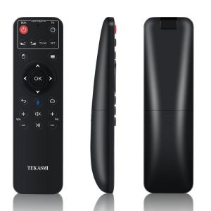 Q9 Intelligent Air Mouse BT Voice Remote Control 22 Keys 6 Key IR Plastic Silicone Black Fly Air Mouse Per Android Tv Box /Mini Pc