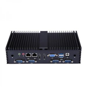 QOTOM Mini Pc Intel I3-6100U 2.3GHz Dual Core 4GB DDR4 128GB SSD 6 Gigabit Ethernet Machine Micro Industrial Q530X Multi-Network P