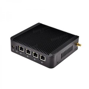 QOTOM Mini PC Q190G4 With 4 LAN Port Pfsense Router Firewall 2GHz Quad Core 2G RAM 64G SSD With Wifi