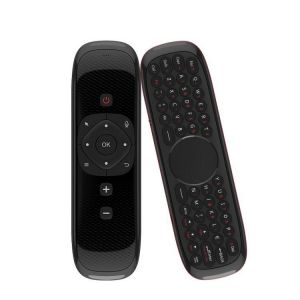 [IN STOCK] Wechip W2 Air Mouse Senza Fili 2.4g 6 Axis Gyroscope TouchPad Anti-Lost Function Fly Air Mouse Per Android Tv Box /Mini