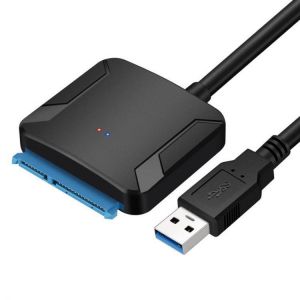 shopping כבלים וחיבורים USB to SATA Cable 2.5&#039;&#039; 3.5&#039;&#039; HDD SSD Hard Drive Converter Cable USB3.0 SATA with UASP