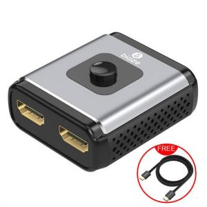 BIAZE HQ8 hdmi Splitter Switcher 1 input 2 output / 2 input 1 output Two Way Switch 4K HD 3D Video Splitter for Computer Laptop Se