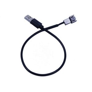USB to 3Pin  CPU Fan Adapter Cables Computer PC Fan Power Cable Connector Adapter 5V 30cm Connector USB Adapter Cable