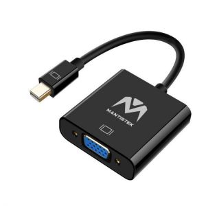 MantisTek&reg; MD1 Thunderbolt Mini DP Display Port To VGA Video Cable Adapter For MacBook Ultrabook