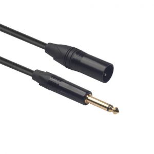 REXLIS 6.35 Mono Male to Canon Male Audio Extension Cable 3M Instrument Cable Audio Cable converter for Microphone