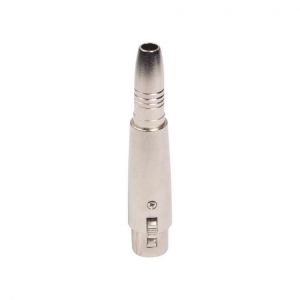 REXLIS 6.35 Female to Card Mother Audio Adapter LZ1163-1 Mother Transfer XLR Zinc Alloy XLR Audio Adapter