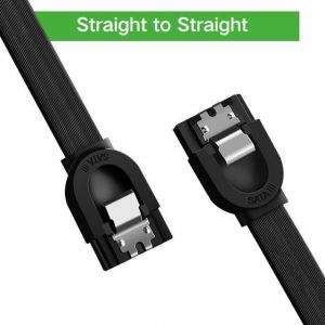 Ugreen SATA Cable 3.0 to Hard Disk Drive SSD HDD SATA III Straight Right-Angle Cable Data Cable for Asus MSI Gigabyte Motherboard 