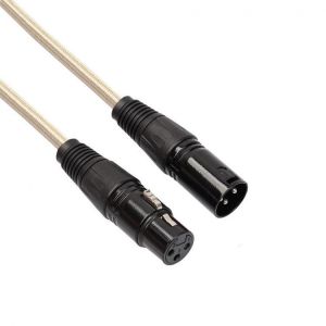 REXLIS 1/ 1.8/ 3M 3-Pin Male To Female Microphone Audio Cable