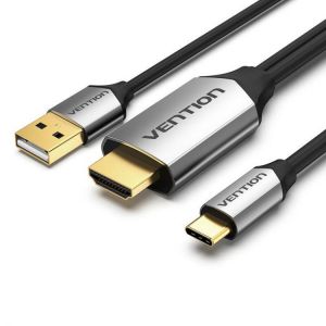 Vention CGT Type-C to HDMI Cable USB-C to HD Adapter 4K Video Thunderbolt 3 for Huawei P20 Mate 10 Pro MacBook Pro Air ipads Pro