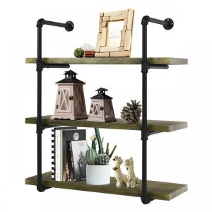 Bookshelf 3 tiers Wall Storage Shelf