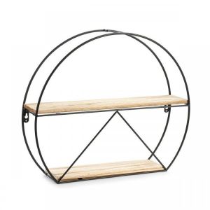 Retro Wooden Iron Craft Wall Storage Shelf Rack Bookshelf Decorations stand Industrial Style