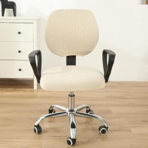 Swivel Computer Stretch Chair Covers Armchair Back Seat Decor Office Rotating Set