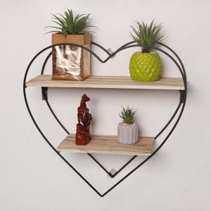 Bookshelf 3 tiers 19.7"H Wall Stroage Shelf
