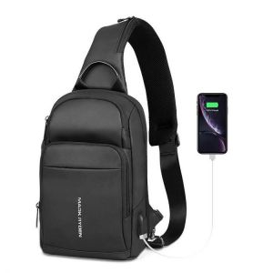 Mark Ryden Anti Theft Sling Bag Laptop Bag Waterproof Shoulder Chest Cross Body Backpack Lightweight Casual Daypack for ipad Styli