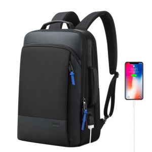 BOPAI 2019 USB Charging Backpack 15.6 inch Large Capacity Waterproof Fashion Business Men Laptop Bag