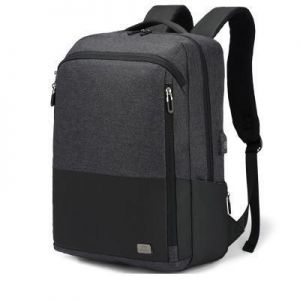 OUTWALK Business Backpack Simple Fashion Trend Korean Casual College Student Travel Laptop Bag