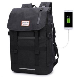 Backpack male trend roll cover riding backpack large capacity travel mountaineering bag outdoor leisure sports student bag Laptop 