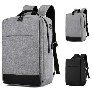 Oxford Cloth Multipurpose Laptop Bag Backpack Large Capacity Casual USB Port Business